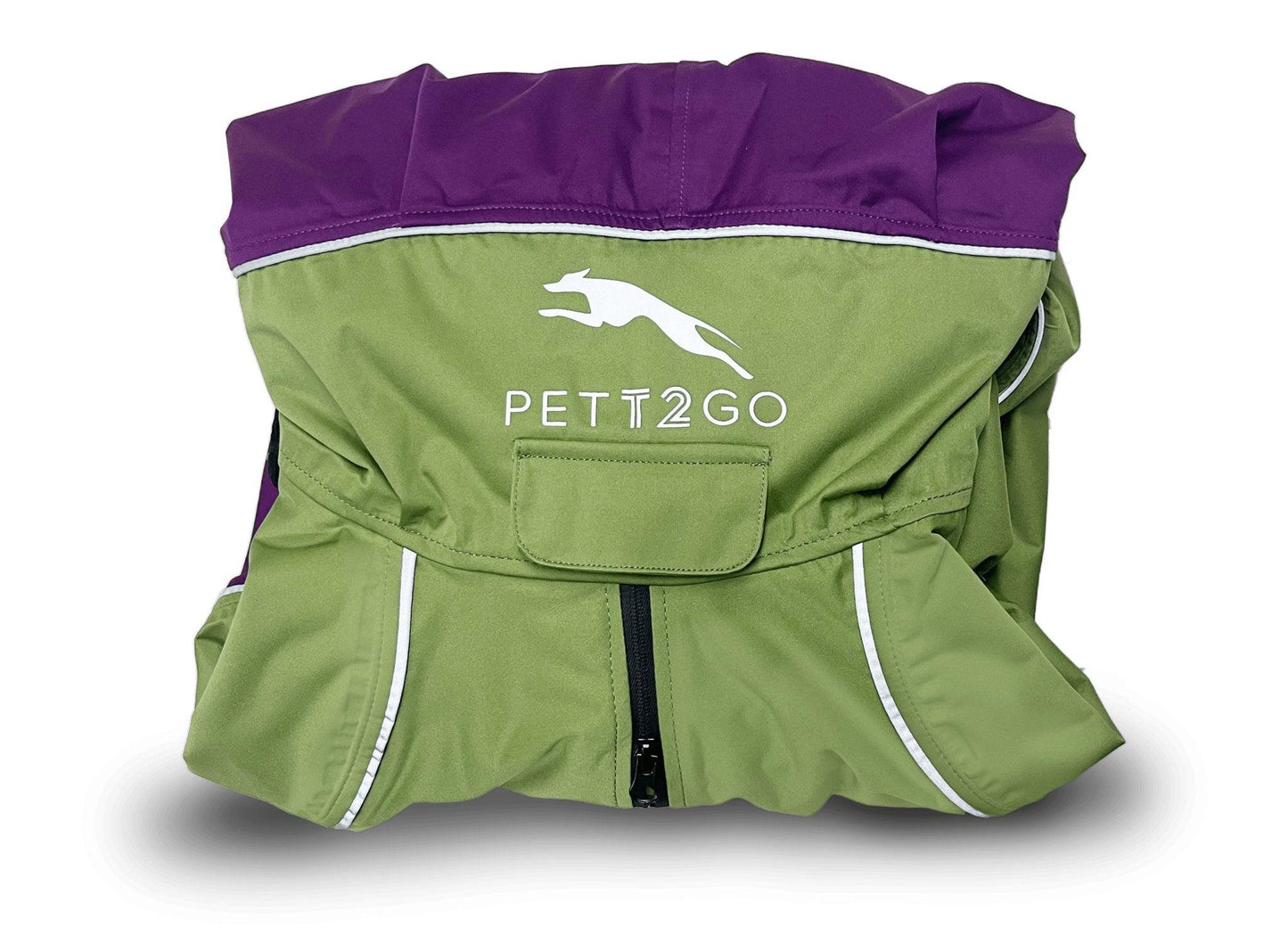 Dog Breathable Raincoat With Legs - Avocado Green - PETT2GO