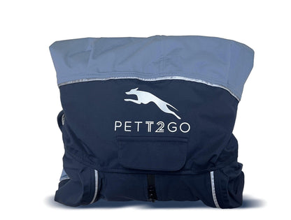 Dog Breathable Raincoat With Legs - Midnight - PETT2GO