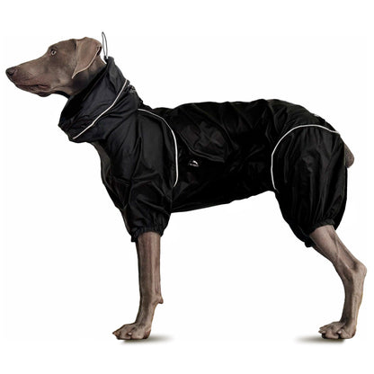 Dog Lightweight Windbreaker - Dog Outdoor Jacket - Coal Black [USA] - PETT2GO